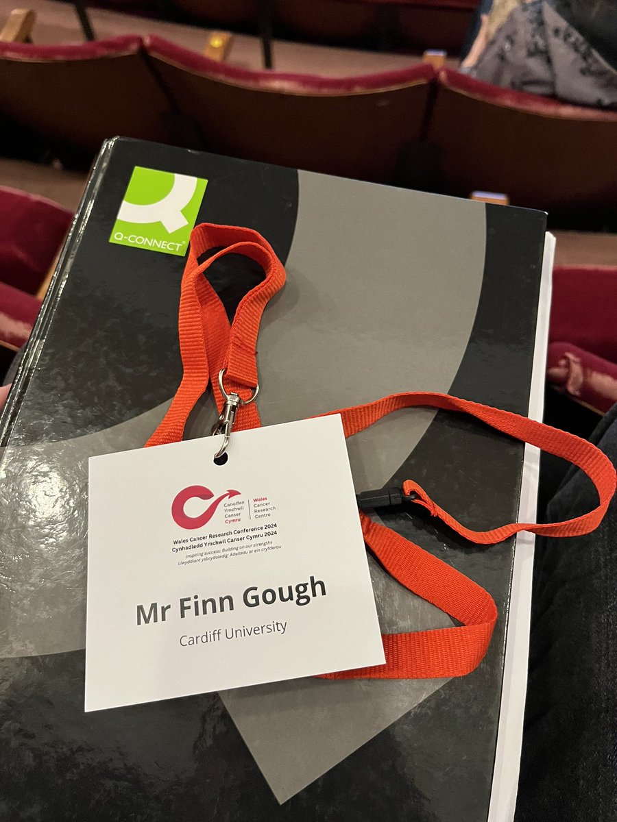 Excited to be attending the Welsh Cancer Research Conference (and collecting another name badge) today!