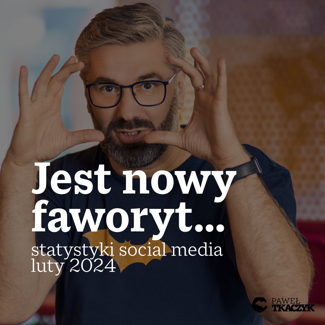 Luty się skończył, czas na podsumowanie statystyk w mediach społecznościowych. W tym miesiącu moje działania przyniosły… nowego faworyta. Całość przeczytacie na LinkedIn, bo tu się nie mieści.