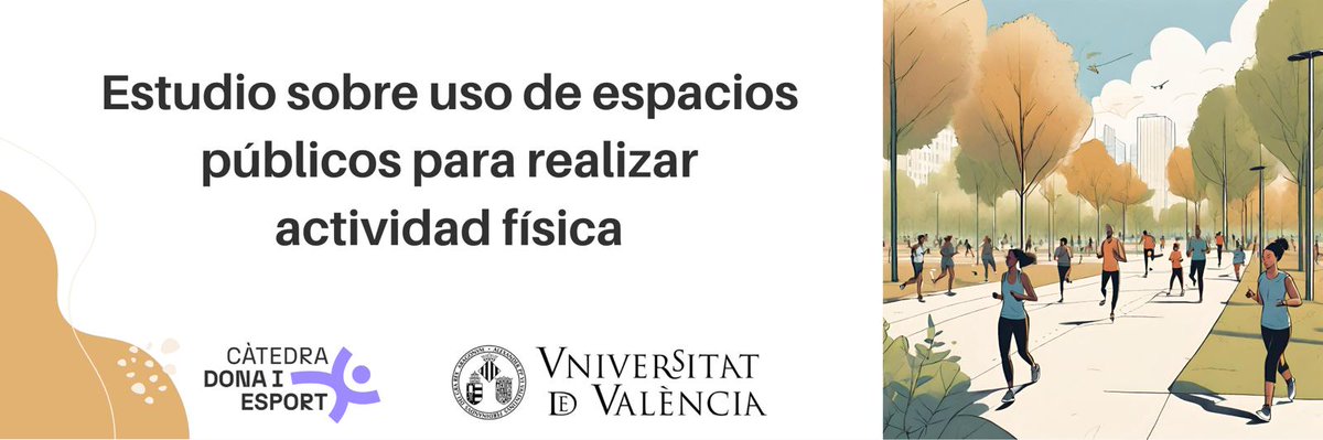 Hemos puesto en marcha un estudio que tiene como objetivo detectar barreras para la práctica de actividad física en espacios públicos al aire libre en València. 

¿Te gustaría colaborar? Clica sobre el enlace para acceder a la encuesta anónima.

¡Gracias!

ir.uv.es/bicival/AF