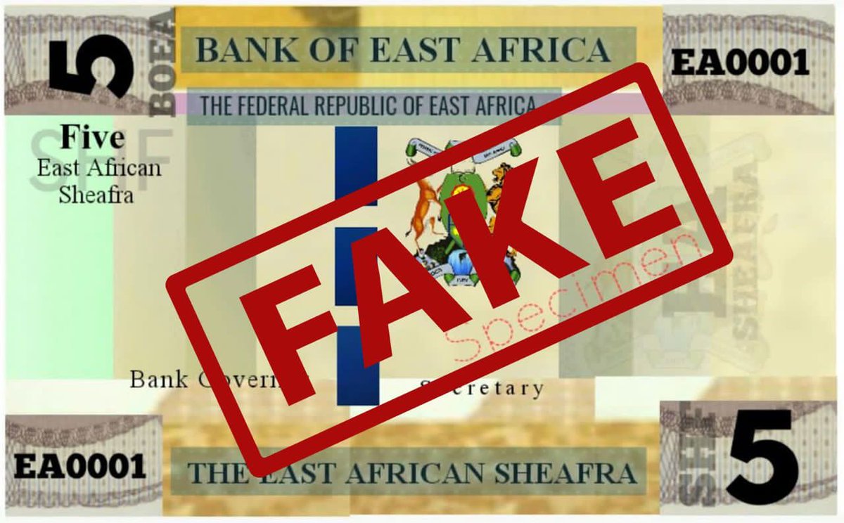 MarengGolden's tweet photo. Sheafra (Shf) scam!
East Africa Community Secretariat has trashed the said currency.
#SSOX https://t.co/F3SATiKTSw