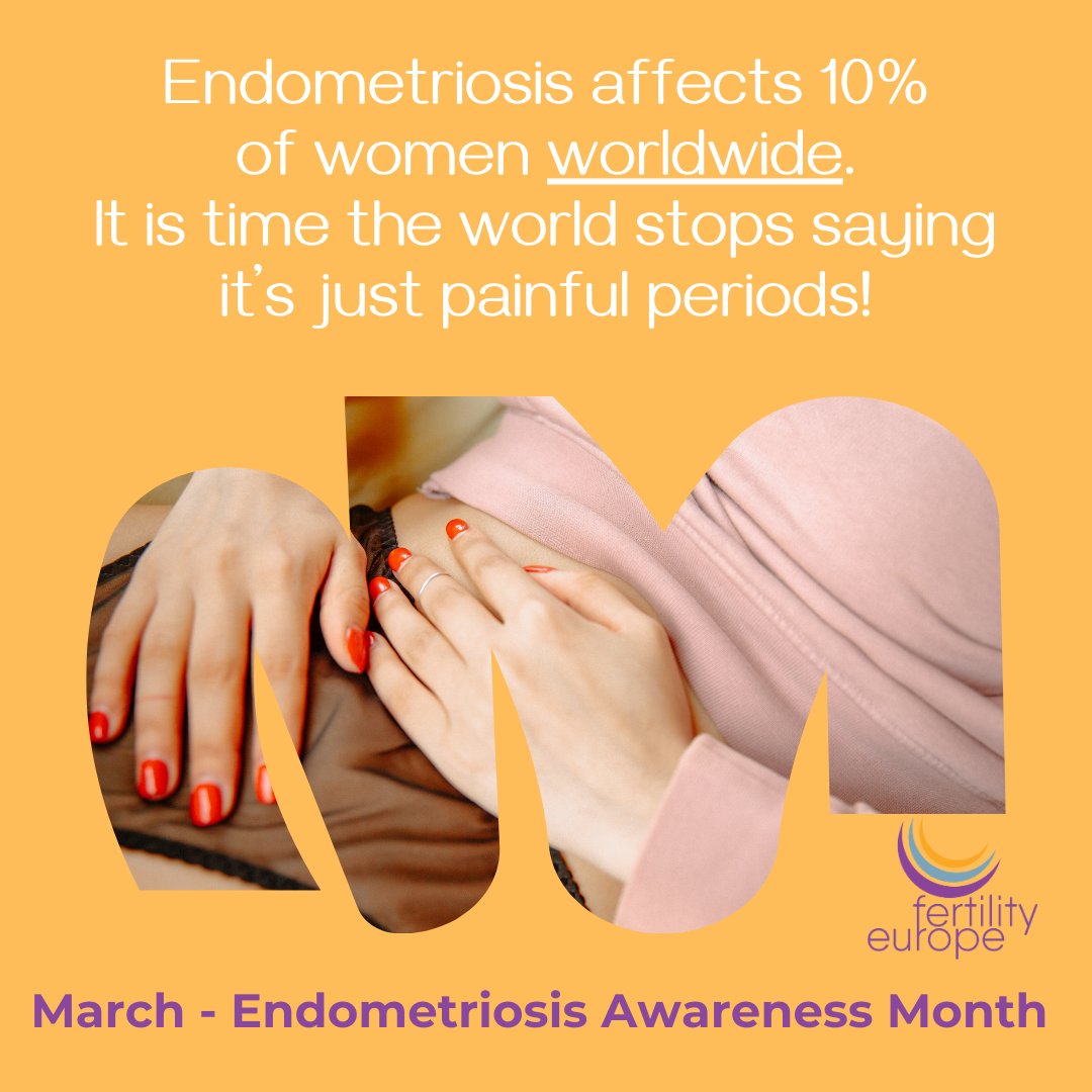 #Endometriosis is a painful disorder where tissue similar to the lining of the uterus grows outside the womb. It affects 1 in 10 women, often causing severe pain, fertility challenges, and other health issues. Endometriosis is often misdiagnosed or takes years to diagnose.