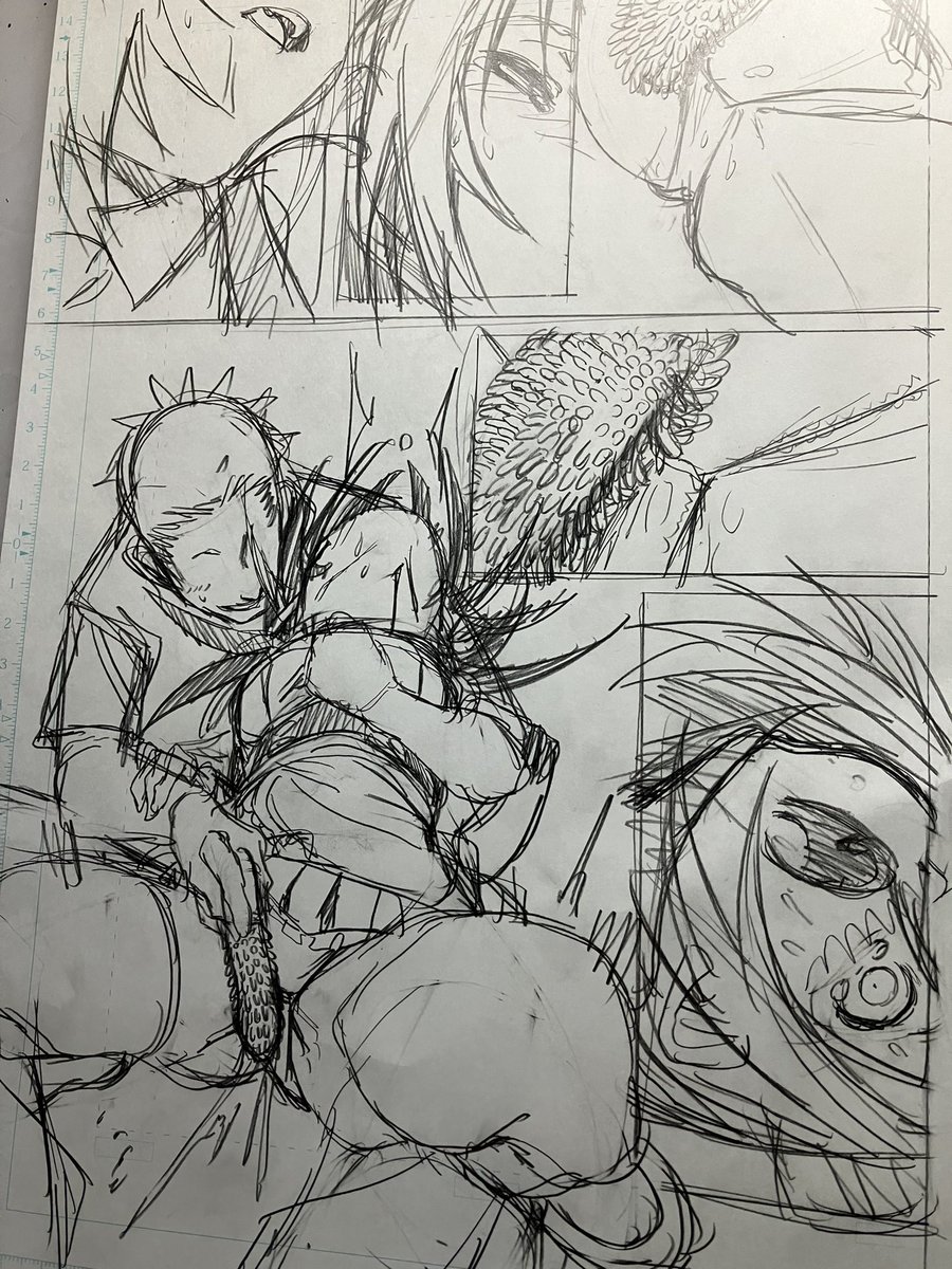 ずっとこんな感じの漫画描いてます 