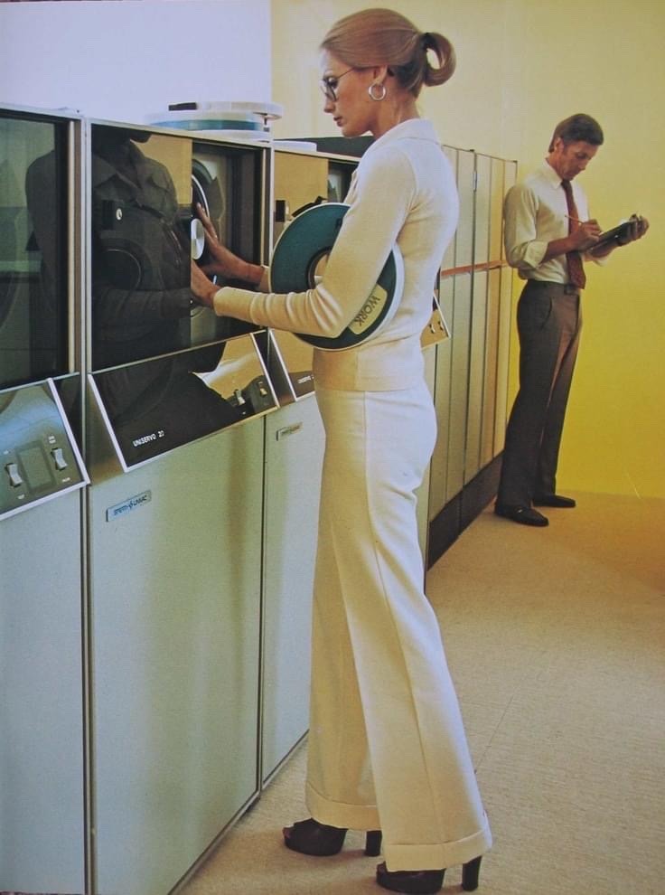 Working in a datacenter in the 70s