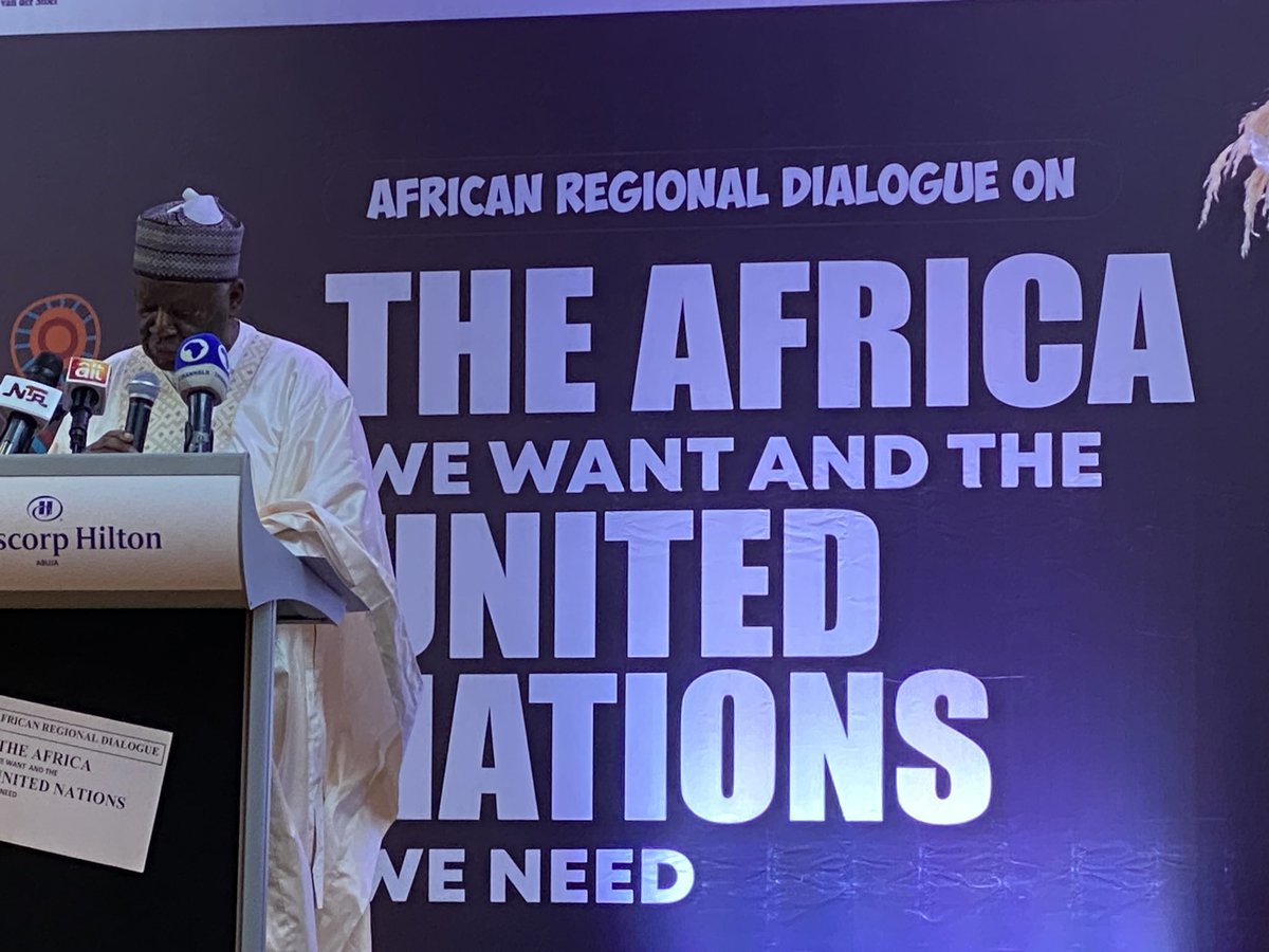 nudharaY's tweet photo. HE Gambari says global governance must be “collectively defined, collectively designed, and collectively defended.” 
#theAfricaWeWant and #theUNweNeed 
@GGINetwork @savannah_centre Global Policy Dialogue in Abuja, Nigeria 🇳🇬 🌍 https://t.co/TMnRsPQx6f