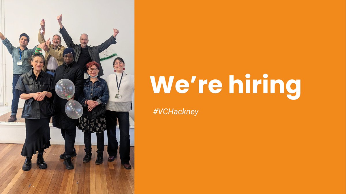 📣 We're hiring! Join our #TogetherBetter team 🤗 Please share far & wide🔁 💷 £30,000 per annum pro rata 🚵🏽 28 days holiday 🕐3 days a week ⏰ 9am Monday 18 March ➡️vchackney.org/were-hiring-a-… @hackneycouncil