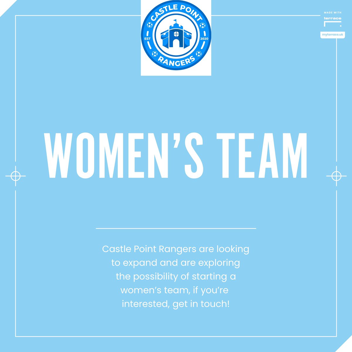 🚨🚨🚨Announcement 🚨🚨🚨 We’re exploring the idea of starting a women’s team for the 24/25 season! But we’d need to know if there is enough interest from players to do so. So if you’re interested slide into our DMs ✉️ Or drop a comment 👇 🏰🏰🏰🏰🏰🏰🏰🏰🏰🏰🏰🏰🏰