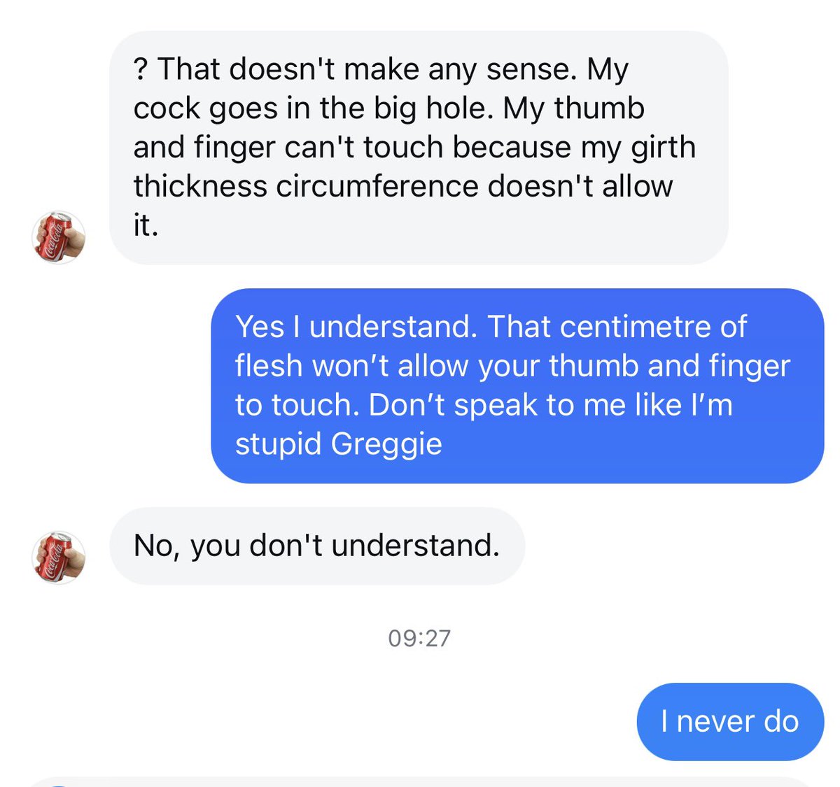 It’s been another difficult weekend for long-term sex pest Greg and I First of all he rejects me because I’ve got an eye infection, then starts talking about concrete and then tells me I don’t understand him I do try my best but I think he’s just a lot cleverer than me 😞