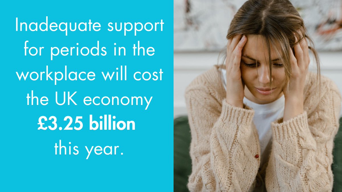 Today, we launch the UK's first State of Period Equity Report. The most comprehensive research to date reveals the shocking economic cost of employers neglecting the menstrual needs of their staff. #menstruationmatters #WomensHealth