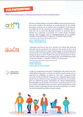 ARHM (@fondationarhm) on Twitter photo A vos marques, prêts, soufflez ! 2ème édition de la Journée de la #SantéMentalePositive  le 15 mars sur le thème du souffle. Au programme de cette journée organisée par la <a href="/FondationARHM/">ARHM</a> et @uniscite : un temps en présentiel, un webinar et des actions locales. A vos marques, prêts, soufflez ! 2ème édition de la Journée de la #SantéMentalePositive  le 15 mars sur le thème du souffle. Au programme de cette journée organisée par la <a href="/FondationARHM/">ARHM</a> et @uniscite : un temps en présentiel, un webinar et des actions locales.