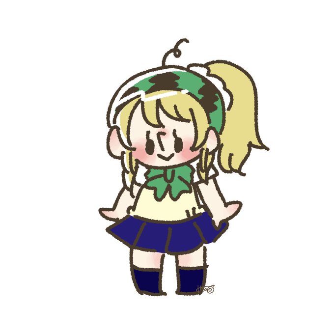 「green bow otonokizaka school uniform」 illustration images(Latest)