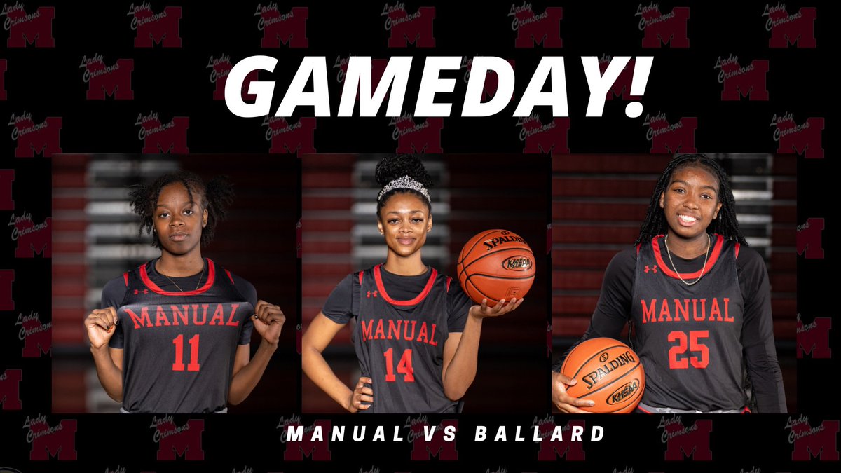 𝗚𝗔𝗠𝗘𝗗𝗔𝗬! 𝗚𝗔𝗠𝗘𝗗𝗔𝗬! 𝗚𝗔𝗠𝗘𝗗𝗔𝗬!

7th Region Quarterfinals

🆚 Ballard
⏰7:00 PM
📍duPont Manual

#LadyCrimsonsBasketball
#duPontManual
#defendhomecourt
 #winorgohome