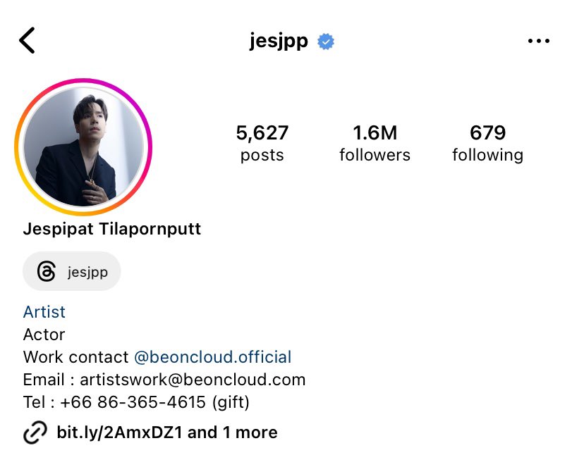 เจษเป็นเด็กใหม่ค่ายบอค.จริงของแทร่ ไม่ใช่แค่มาเล่นซีรีส์ด้วยกันแต่เข้ามาอยู่ค่ายเดียวกันเลย
 #StayTuned4MINUTES