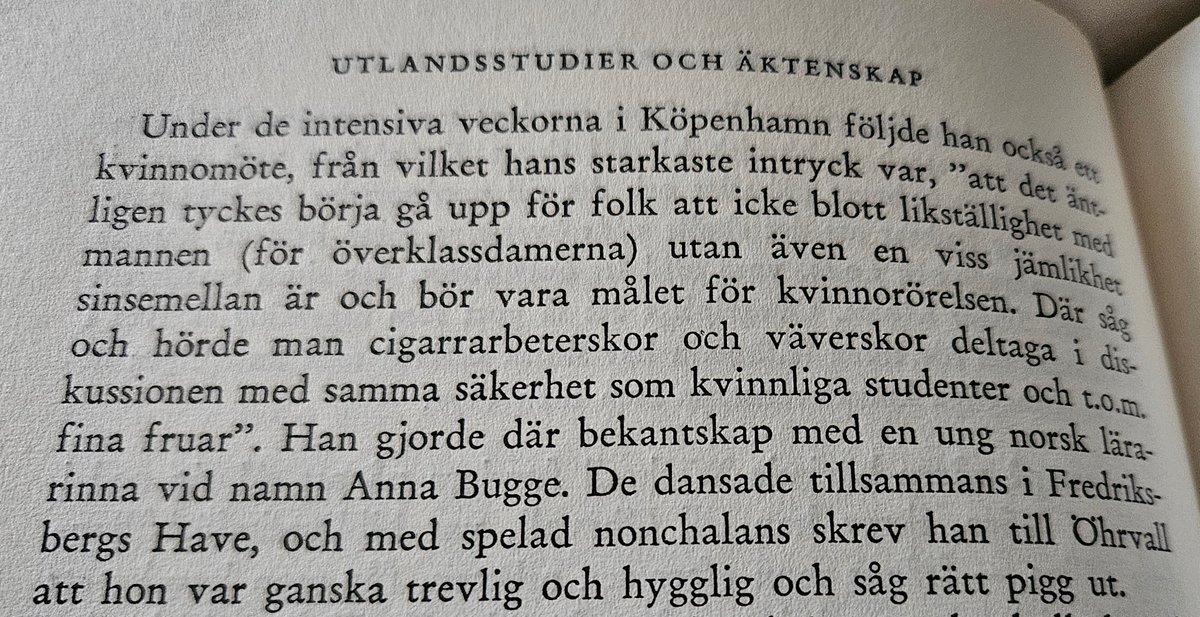 Karl Harmenberg (@kharmenberg) on Twitter photo Reading the fantastic biography of Knut Wicksell by Torsten Gårdlund (in Swedish...). Fun fact: Wicksell met his Norwegian wife/life partner Anna Bugge at a dance in Frederiksbergs Have (i.e., where <a href="/CBS_ECON/">CBS Department of Economics</a> is located today).
<a href="/BirtheLarsenCph/">Birthe Larsen</a> <a href="/pontus_rendahl/">Pontus Rendahl</a> Reading the fantastic biography of Knut Wicksell by Torsten Gårdlund (in Swedish...). Fun fact: Wicksell met his Norwegian wife/life partner Anna Bugge at a dance in Frederiksbergs Have (i.e., where <a href="/CBS_ECON/">CBS Department of Economics</a> is located today).
<a href="/BirtheLarsenCph/">Birthe Larsen</a> <a href="/pontus_rendahl/">Pontus Rendahl</a>