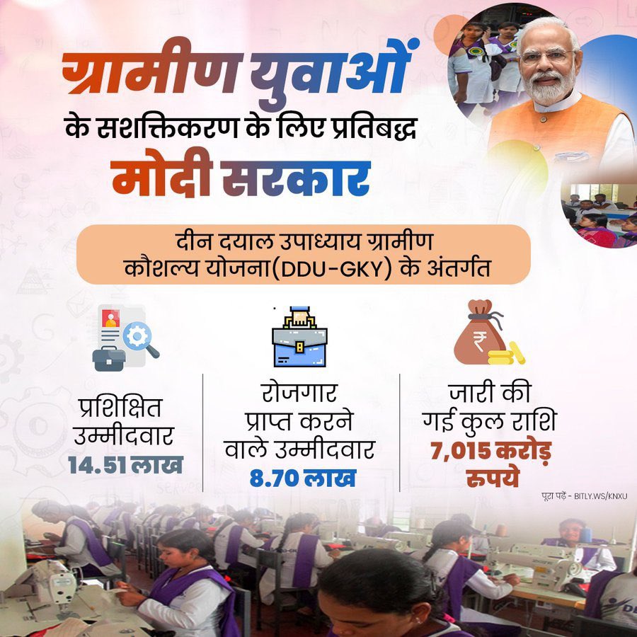 The_NehaJoshi's tweet photo. युवाओं के सशक्तीकरण के लिए प्रतिबद्ध मोदी सरकार। 
शहर से लेकर ग्रामीण क्षेत्रों तक आज युवा आत्मनिर्भर बन रहे हैं और मोदी सरकार की युवा केंद्रित योजनाओं से उन्हें आगे बढ़ने के भरपूर अवसर मिले हैं। 

#ModiForViksitBharat https://t.co/SLj5yowWhj