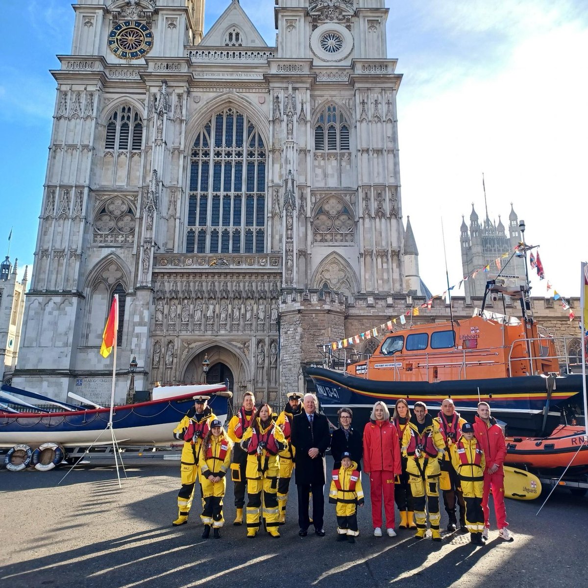 Today, we’re at Westminster Abbey for a very special service to mark our official 200th anniversary 💙 You’re invited to watch the Westminster Thanksgiving Service from 11.30am on a livestream provided by @wabbey - rnli.social/3Ildhii
