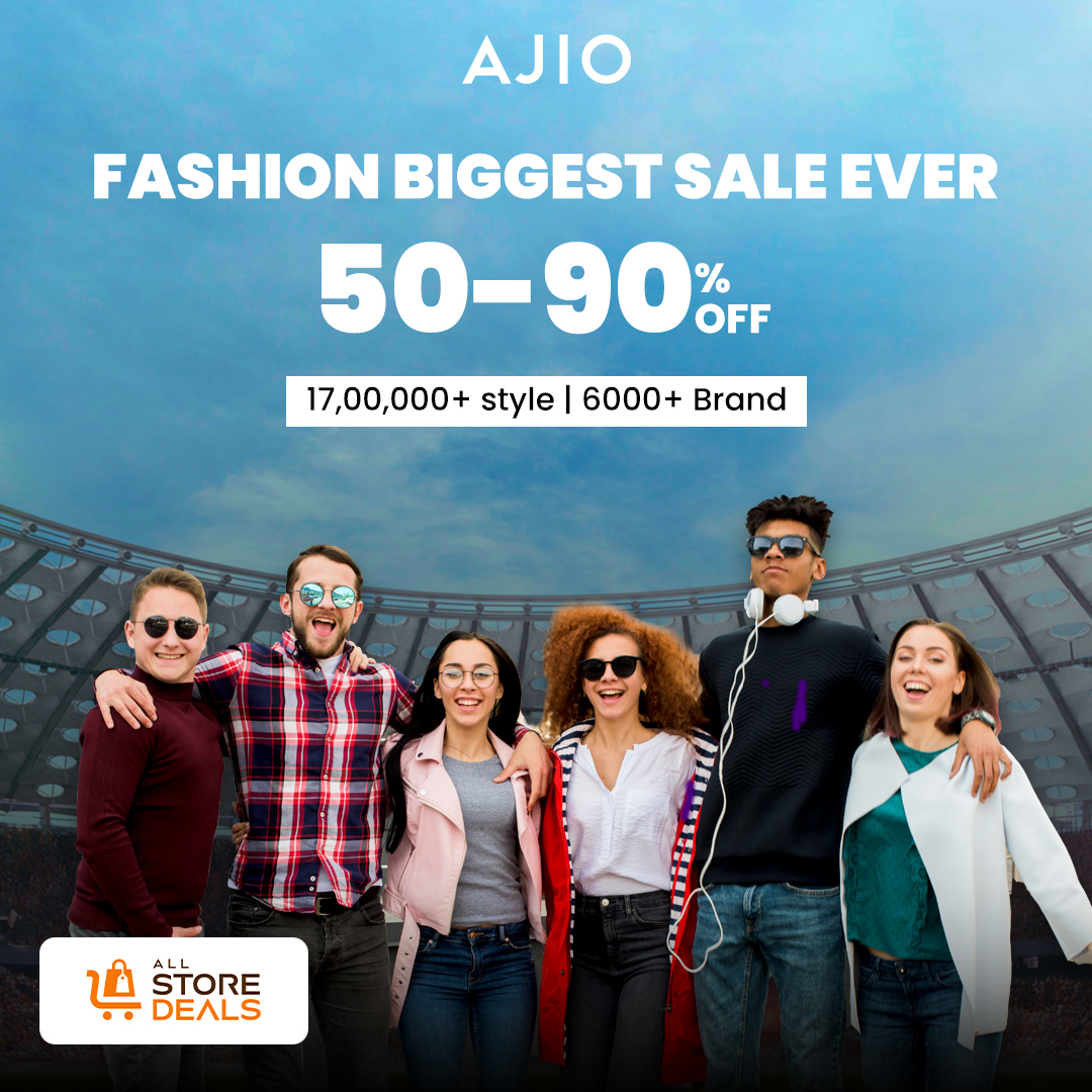 AllStoreDeal's tweet image. Ajio is hosting its biggest sale ever, featuring incredible deals on all store items. 

Visit Now :allstoredeals.com/dealstore/flip…

#ajio #brandsale #sale #discount #COuponanddeals #marriageseason #fashionsale #ajioshopping #allstoredeals #onlineshopping