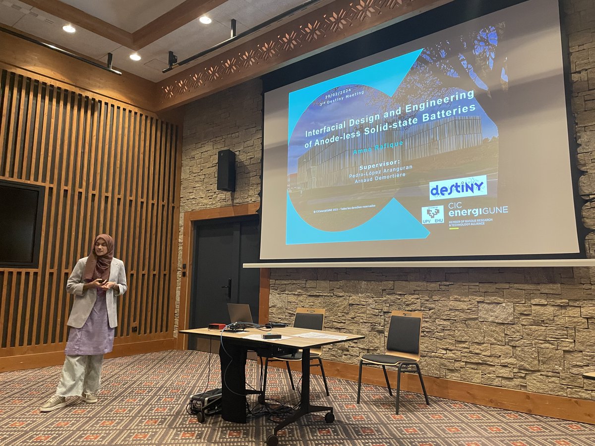 CIC energiGUNE (@energigune_brta) on Twitter photo 🌟Last week, five of our talented PhD students presented their groundbreaking #research at the Annual <a href="/phd_destiny/">DESTINY PhD Programme</a> meeting in Poland.
Their dedication and innovation shine a light on the future of energy research! 💡👏 🌟Last week, five of our talented PhD students presented their groundbreaking #research at the Annual <a href="/phd_destiny/">DESTINY PhD Programme</a> meeting in Poland.
Their dedication and innovation shine a light on the future of energy research! 💡👏