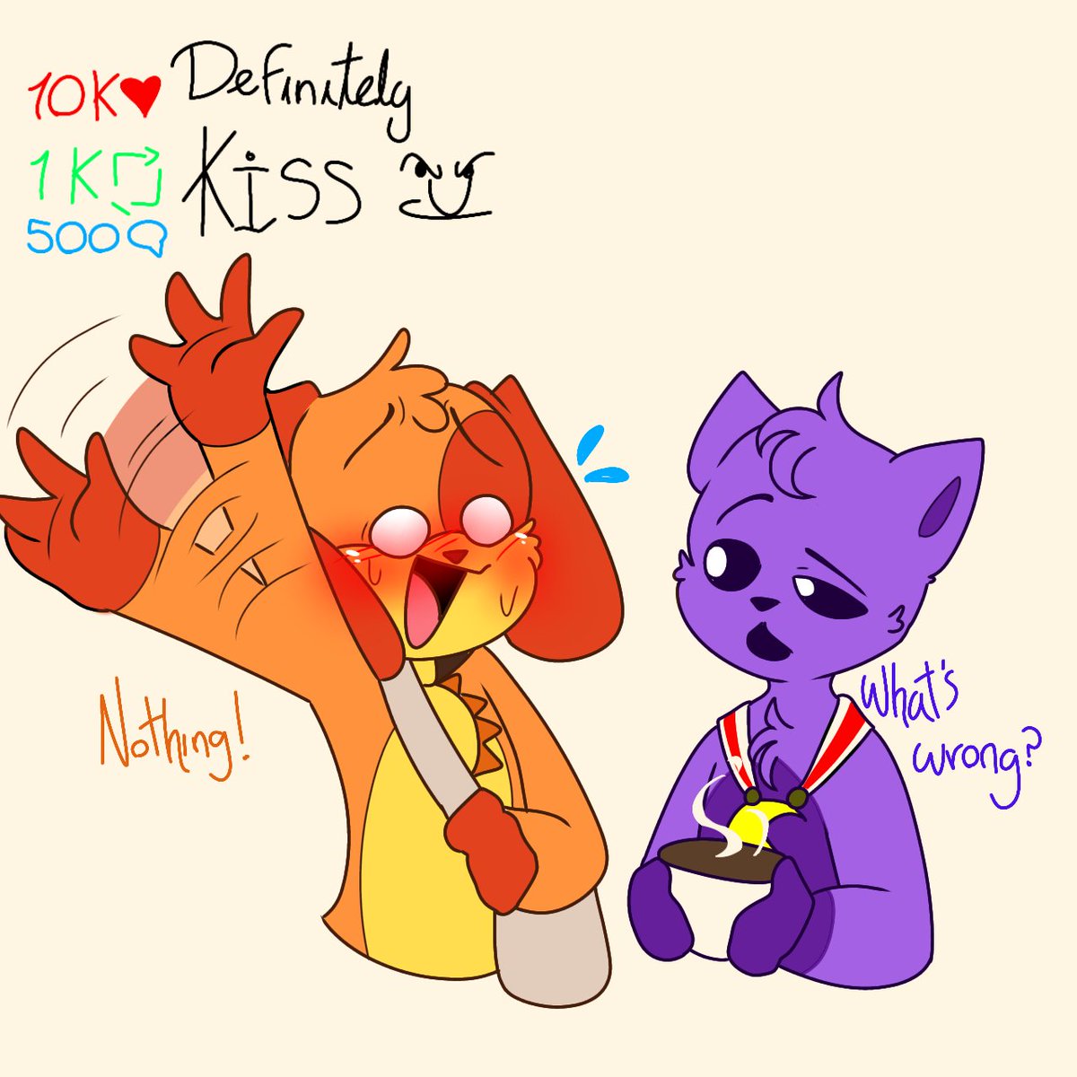 Sugar_wolfi's tweet image. Since I know I&apos;m still humble and not that bad, this will be the ultimate goal 😈

Many asked for it, and I set a big goal very soon HAHA, so here you go, let&apos;s see what happens 👀
#PoppyPlaytimeChapter3 #PoppyPlaytimefanart #PoppyPlaytime3 #kissgey