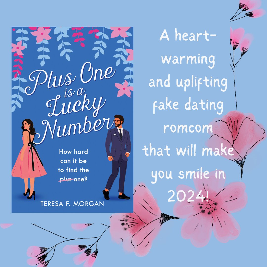 Plus One is a Lucky Number: A heart-warming & uplifting fake dating romcom that will make you smile in 2024! amzn.to/156Bj4X #fakedateromance @0neMoreChapter_ A swoon-worthy, fake dating romance perfect for fans of Sophie Kinsella & The Proposal! #TuesNews @RNAtweets