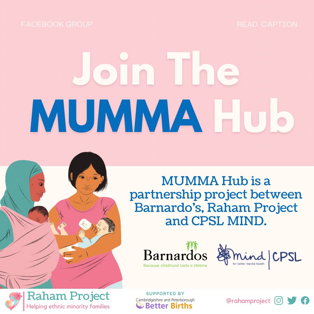 MUMMA offers practical help, advice, and emotional support for Black, Asian, and Mixed ethnicity mothers, babies, and families.🤰🏾 To register, please click the link below: barnardos.org.uk/get-support/se… For further details you can contact us