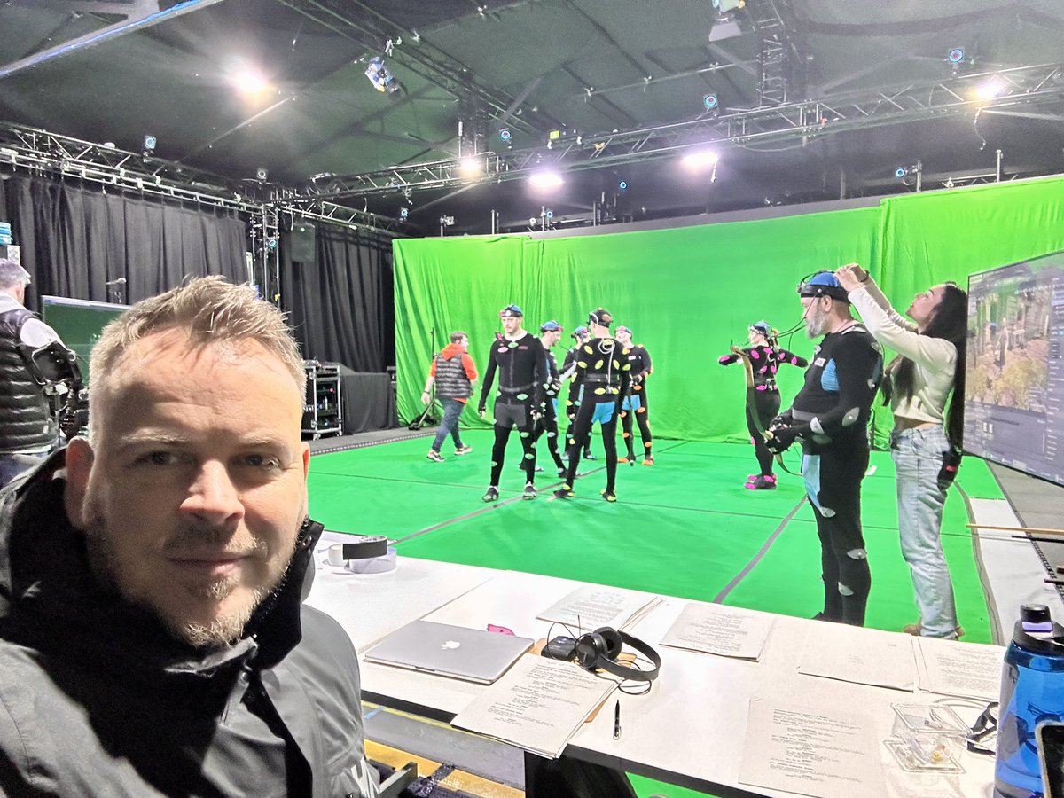Another day another mocap session for Norse. Actors on set and good to go. @Target_3d #NorseTheGame