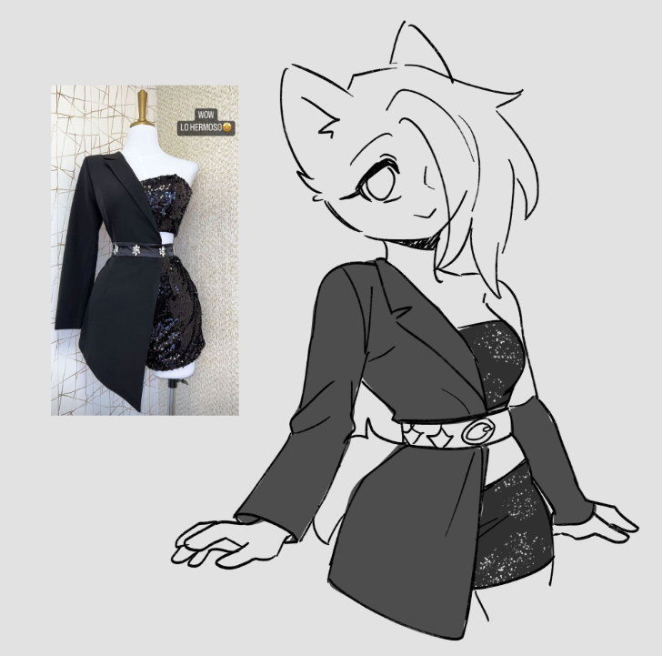 NyriaTamare's tweet photo. Oc doodles with outfit to start off my stressful day :')

#ocs #lauverse #snazzysans #needlesans https://t.co/HBYbwl02O1