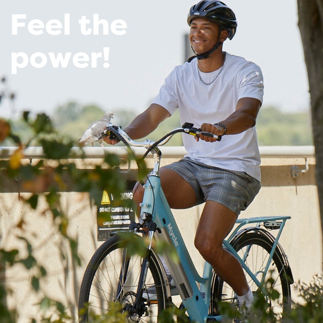 The Mycle Comfort is our most comfortable ride yet... fitted with a front fork suspension, and a super cushioned seat - ride for miles (or 45km!) effortlessly, comfortably and powerfully!