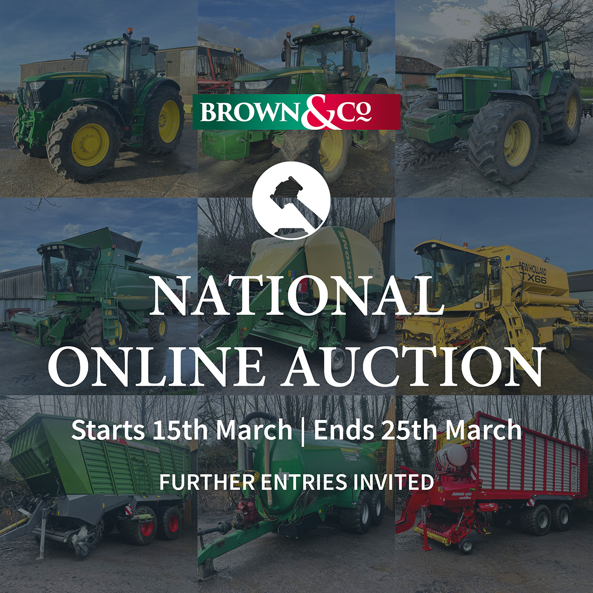 #machinerymonday Our National Online Auction includes a large range of modern arable equipment and a significant consignment of Forage equipment including four Forage Wagons Bidding open 15th March - 25th March More entries are invited, to enter visit: bit.ly/49zQMB