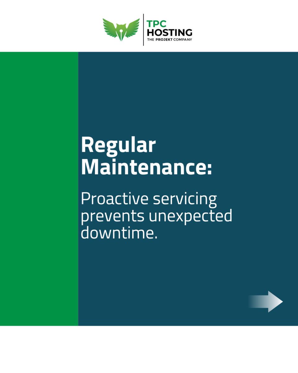 The_Projekt_Co's tweet image. 🚀 Keep your website in the fast lane with TPC Hosting&apos;s guaranteed uptime!  

Swipe to see how 𝐰𝐞 𝐤𝐞𝐞𝐩 𝐲𝐨𝐮 𝐨𝐧𝐥𝐢𝐧𝐞 𝟐𝟒/𝟕: 

With TPC Hosting, downtime is downtime. Stay accessible, stay successful.  

tpc-hosting.com/tpc-web-hostin… 

#AlwaysOnline #TPCHosting