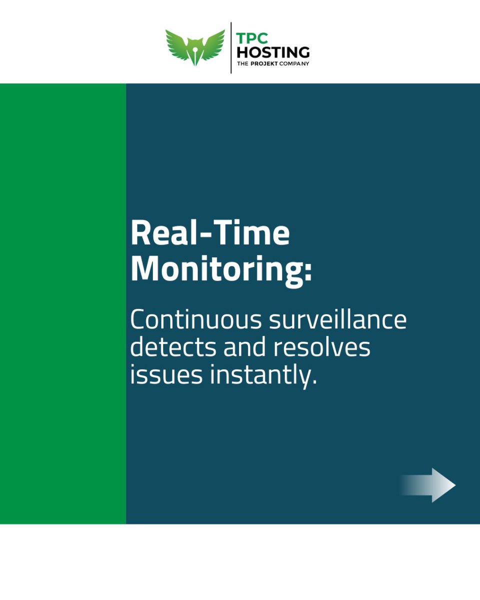 The_Projekt_Co's tweet image. 🚀 Keep your website in the fast lane with TPC Hosting&apos;s guaranteed uptime!  

Swipe to see how 𝐰𝐞 𝐤𝐞𝐞𝐩 𝐲𝐨𝐮 𝐨𝐧𝐥𝐢𝐧𝐞 𝟐𝟒/𝟕: 

With TPC Hosting, downtime is downtime. Stay accessible, stay successful.  

tpc-hosting.com/tpc-web-hostin… 

#AlwaysOnline #TPCHosting