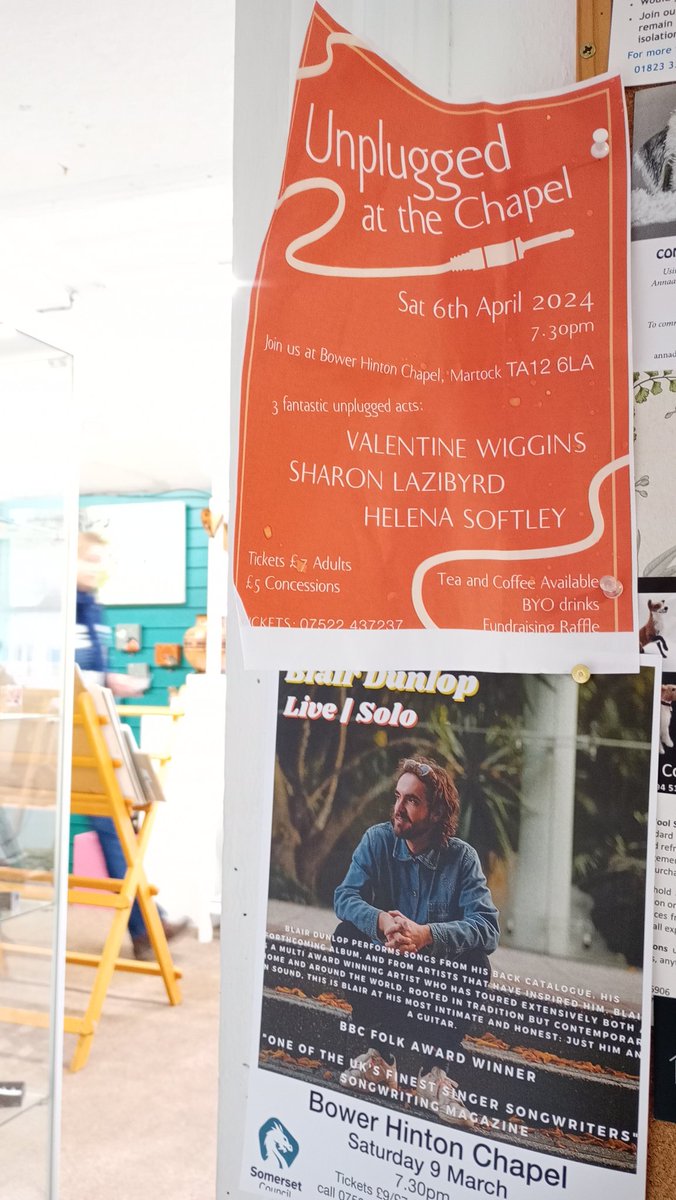 It's all happening in Bower Hinton, catch @blairdunlop this weekend and myself and a couple of other acts next month on April 6th.