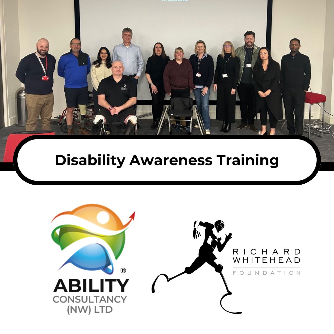 We get the joy of delivering training across the country and to so many varied companies, schools and community groups. Read our February blog to discover the fun our founder, Claire Buckle had with Nissan Motor GB and the Richard Whitehead Foundation ability-consultancy.co.uk/blog/disabilit…
