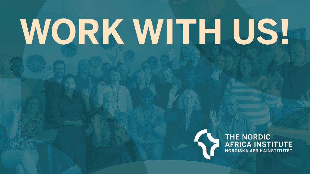 Nordic Africa Institute (@nordicafrica) on Twitter photo 🌍 Join our team! 🌍
🔍 Position: Research Assistant for a project on debt distress and food security in Africa
📍 Location: Uppsala, Sweden
📅 Deadline: 22 March 2024
🔗 Apply: nai.uu.se/about-us/work-…
Apply now! #economics #jobsinacademia #African <a href="/Assem_Hatab/">Assem Abu Hatab/عاصم أبو حطب</a> 🌍 Join our team! 🌍
🔍 Position: Research Assistant for a project on debt distress and food security in Africa
📍 Location: Uppsala, Sweden
📅 Deadline: 22 March 2024
🔗 Apply: nai.uu.se/about-us/work-…
Apply now! #economics #jobsinacademia #African <a href="/Assem_Hatab/">Assem Abu Hatab/عاصم أبو حطب</a>