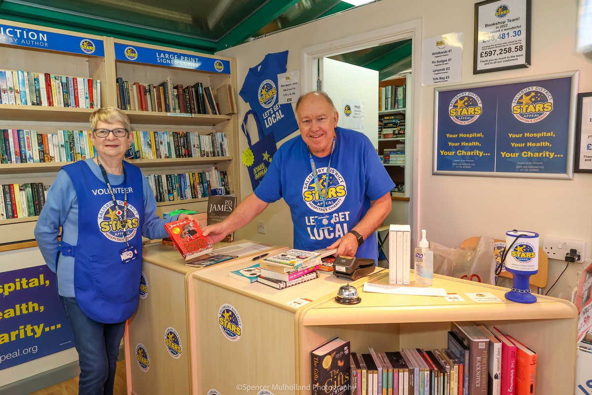 Happy #WorldBookDay. If you're Salisbury Hospital today stop by the Stars Appeal Bookshop in the main entrance. We have a wide variety of books so why not treat yourself? To celebrate, all books are 3 for 2. Money raised supports projects like these bit.ly/3N4aptT