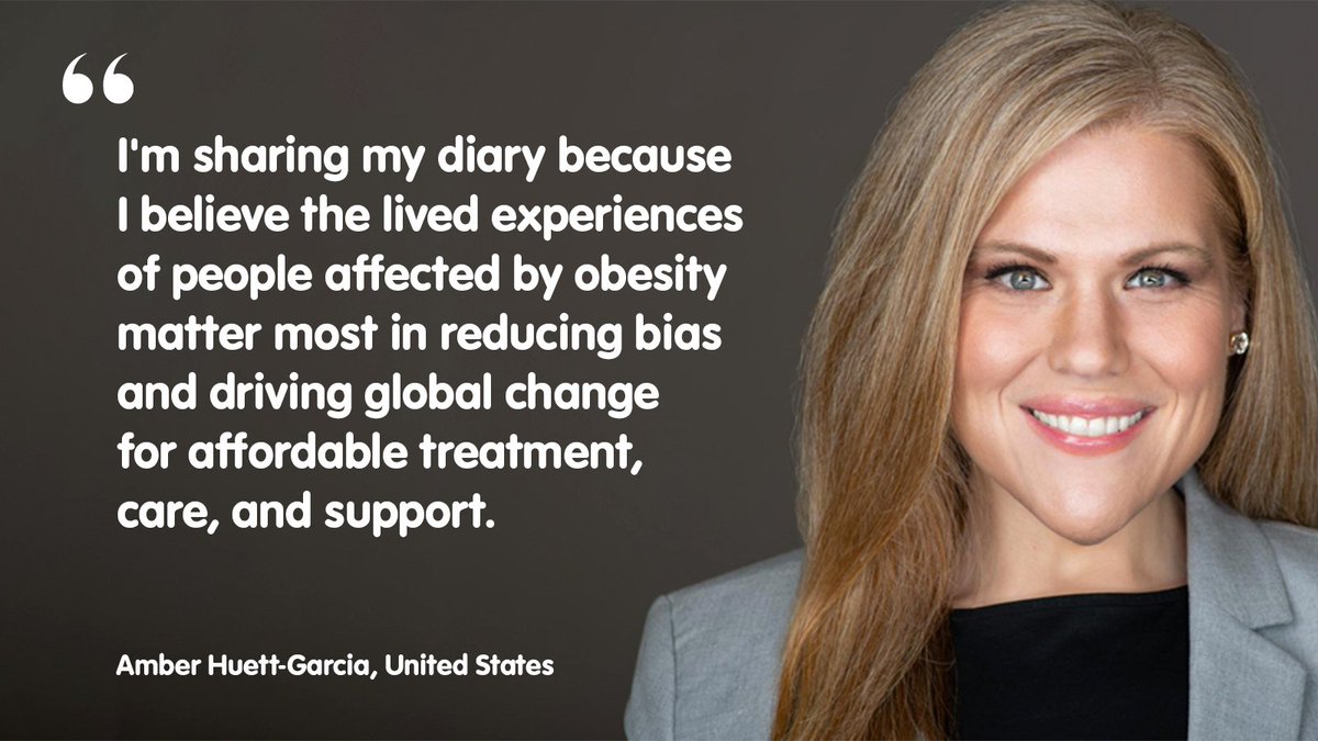 Today is #WorldObesityDay⭕! In her NCD diary, @amberhuett describes her lived experience with #obesity in the US, highlights the links with many NCDs & huge out-of-pocket spending for obesity treatment, and calls for #HealthForAll 👉pulse.ly/tlfiqullj1 @WorldObesity