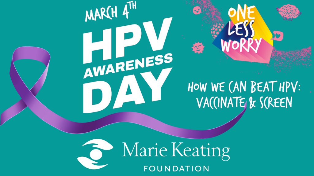 International #HPVAwarenessDay serves as a beacon, rallying the global community to raise awareness about HPV, its associated risks, and the measures we can adopt for prevention. Education, Vaccination and Screening! More information mariekeating.ie/cancer-informa… #HPV #Onelessworry