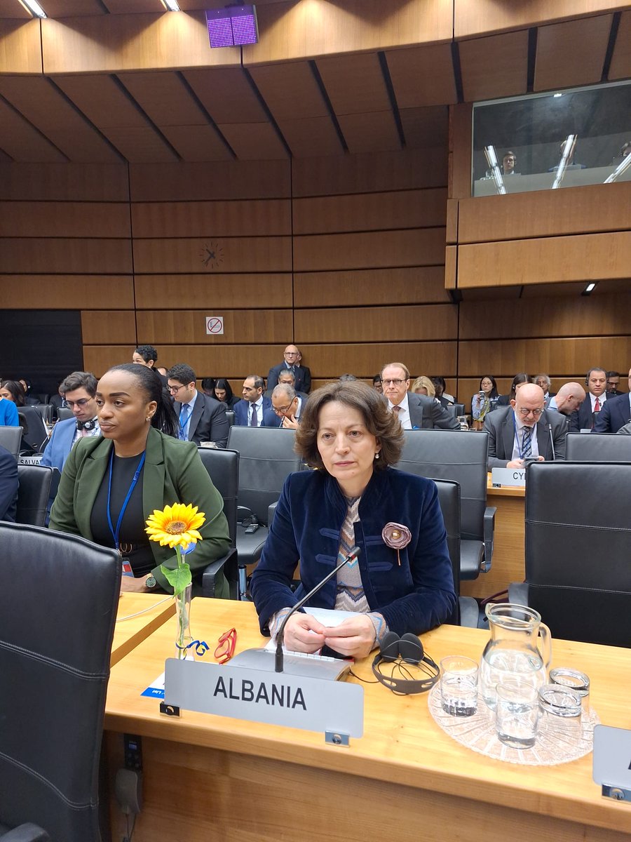 AlMissionVienna's tweet photo. Board of Governors’ meeting of @iaeaorg begins in Vienna. 
On the agenda: 
- developments related to Iran,
- ⁠nuclear safety &amp; security in Ukraine,
- Examining the nuclear situation in DPRK
- Ensuring nuclear safety &amp; security #IAEA #nuclearissues" https://t.co/1yYFYpdyGC