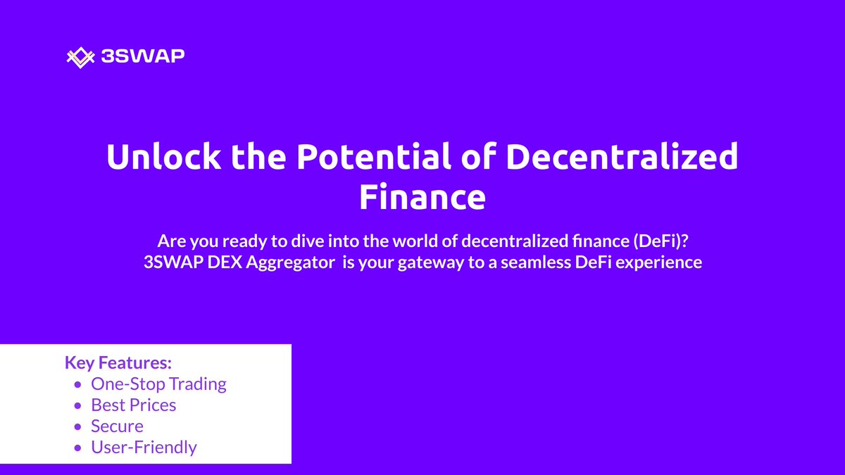 In preparation for our listing and $VFI pools opening, we are excited to announce we've integrated <a href="/RangoExchange/">Rango (💙, 🔄)</a> on our Crosschain Exchange and aggregator 3swap

Move assets across chains securely with less fees on 3swap ⛽

🌐 3swapdex.vefdefi.org
TG: t.me/VefDefi