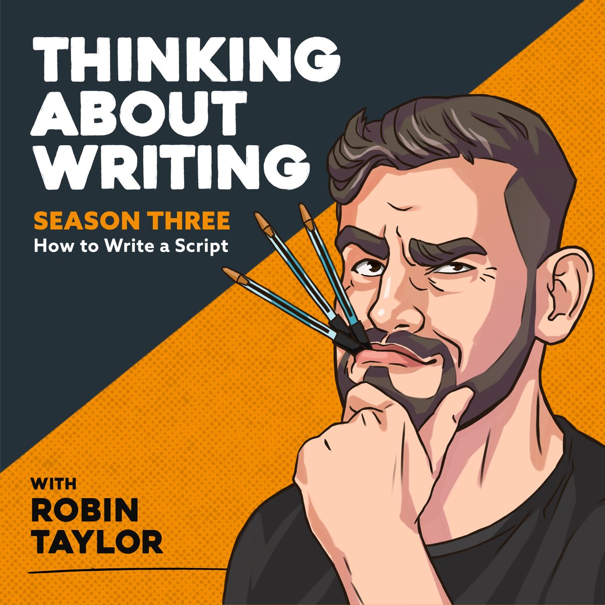 Season Three is arriving imminently! Eight juicy episodes covering How to Write a Script from conception through to delivery. The teaser is available now if you want to find out more. #WritingCommunity #writers #screenwriting 
podcasts.apple.com/gb/podcast/thi…