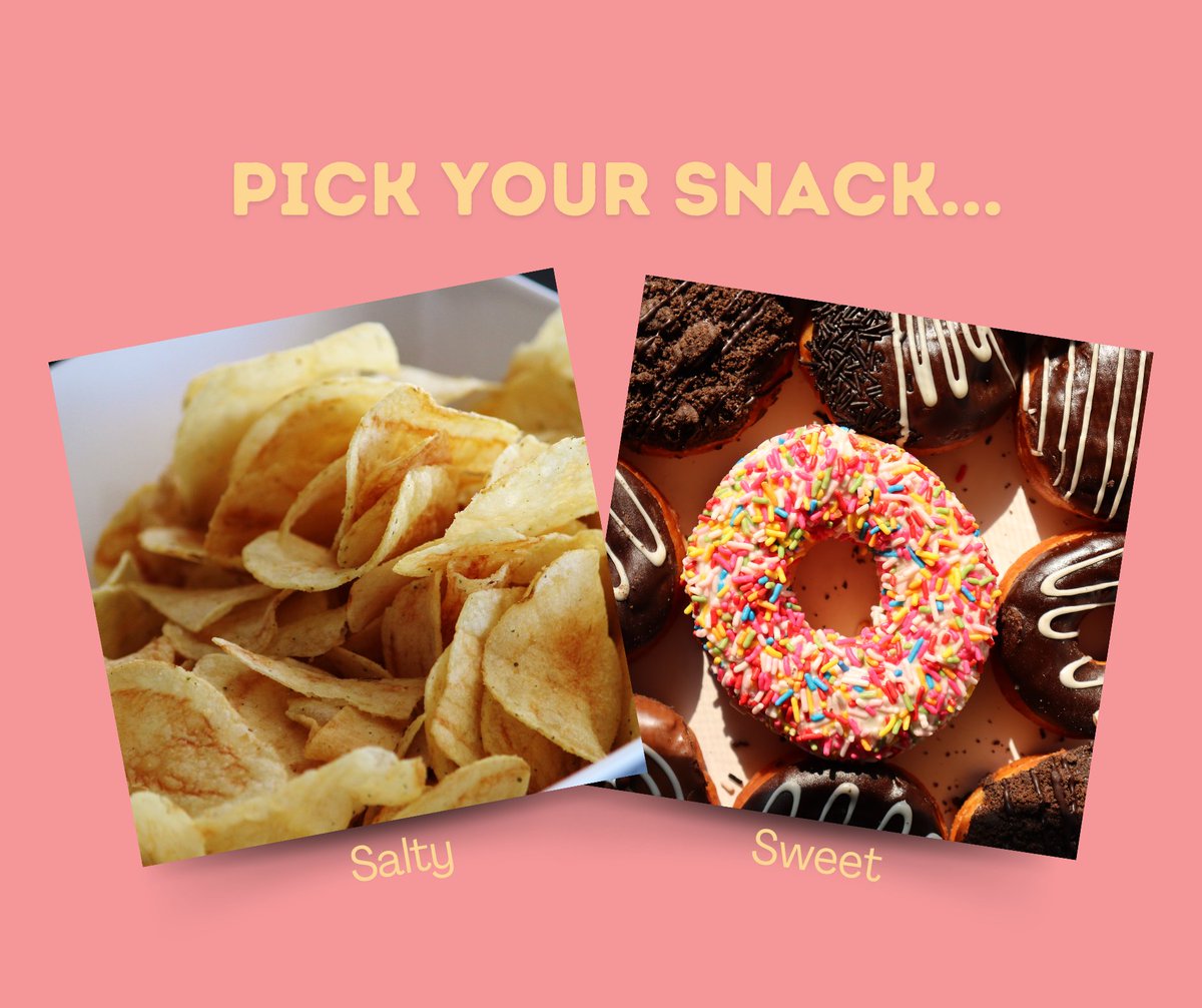 curry_carter's tweet photo. In honor of National Snack Day, Which type of snack would you pick?

Comment below with your choice!
🧂  Salty
or 
🍫 Sweet https://t.co/SALHS6AuNJ