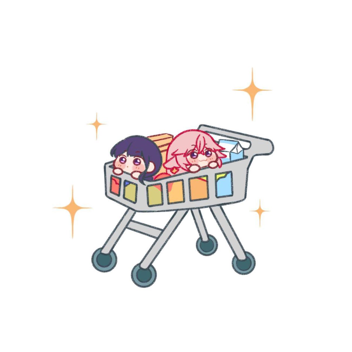 grocery cart #GenshinImpact  #原神  #eimiko