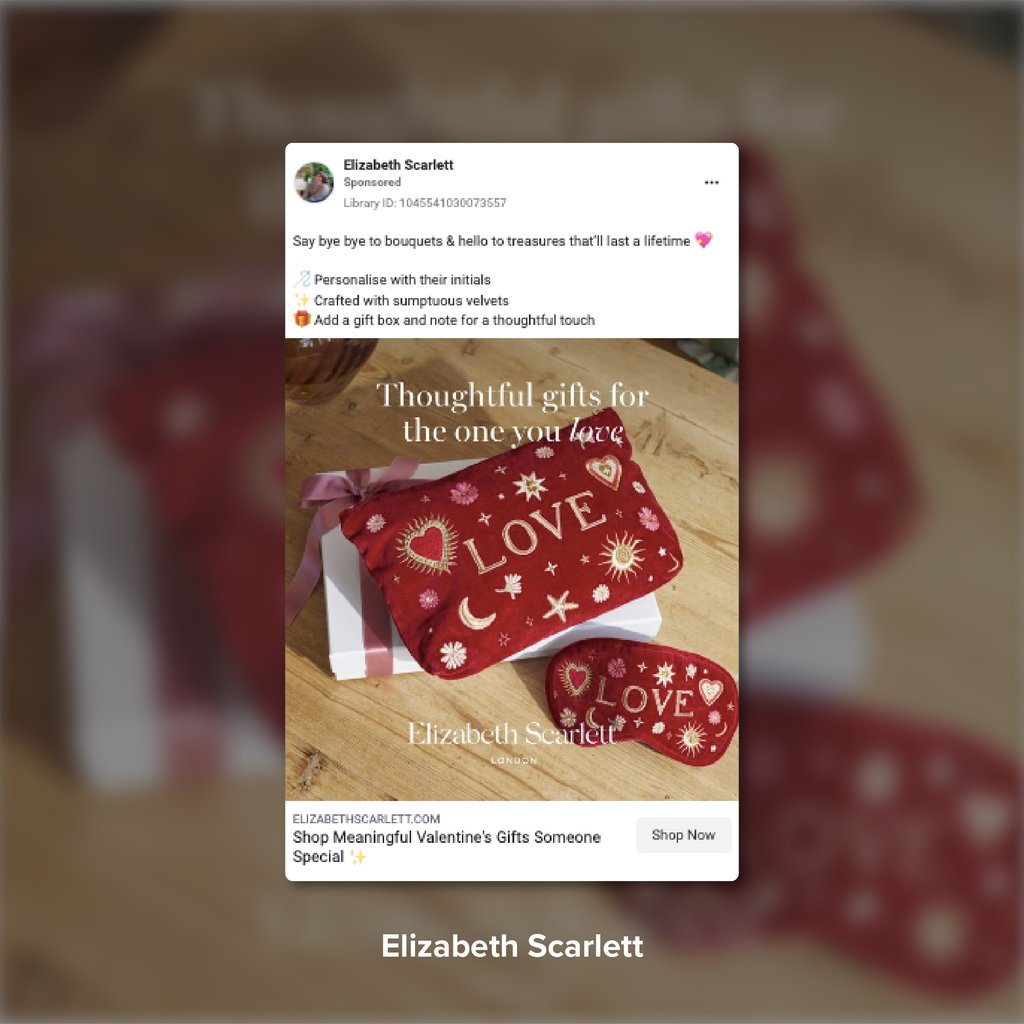 FDRY_digital's tweet photo. Valentine's Day campaigns 2024 spotlight 🌟

Elizabeth Scarlett's shop meaningful gifts ad 🐘❤️ 

Butter and Crust's breakfast in bed ad 🥐❤️

The Slabb's chocolate in the post ad 🍫❤️

#socialMediaMarketing #SocialMediaAgency #Marketing #MarketingAgency #SocialMediaManager https://t.co/Hb2fmqwA8y