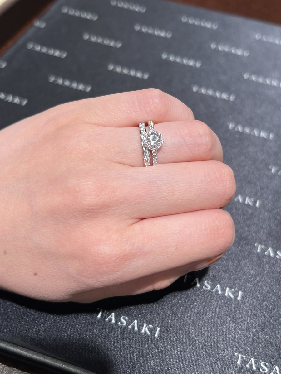 ③ TASAKI ブリッランテ ソリティア ラウンドブリリアント リング 0.3