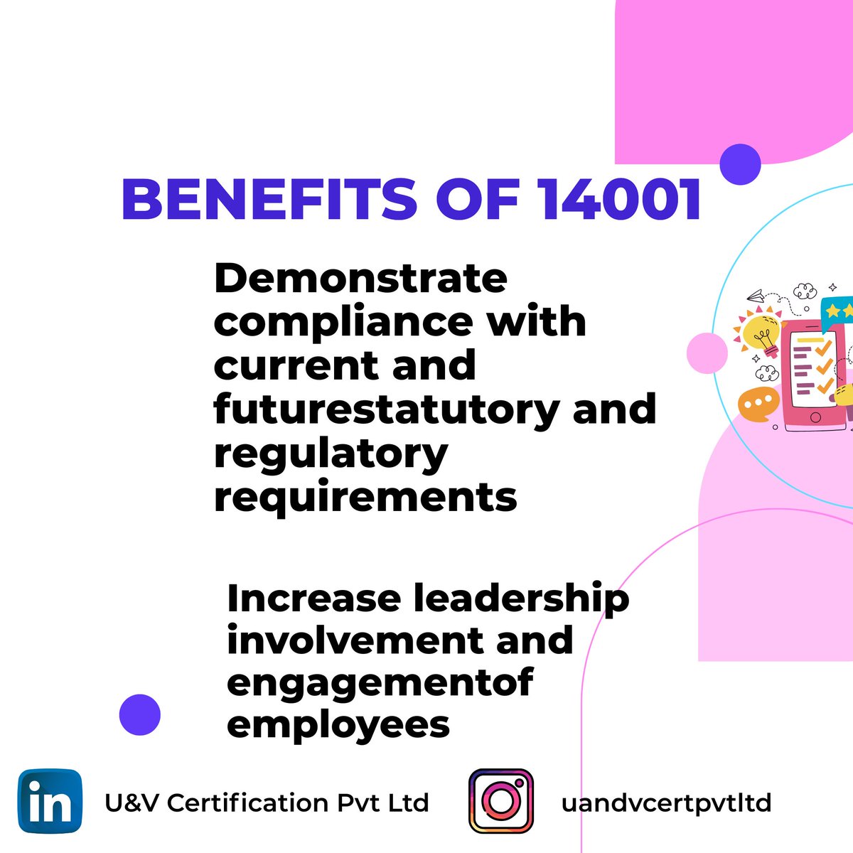 UANDVCERTPVTLTD's tweet photo. "With ISO 14001, organizations can demonstrate their commitment to sustainable development, gain a competitive edge in the marketplace, and contribute positively to the planet."

#ISO14001 #EnvironmentalManagement #Sustainability #ISOStandards #EcoFriendly #u&amp;vcertification https://t.co/5kcE6aq05e