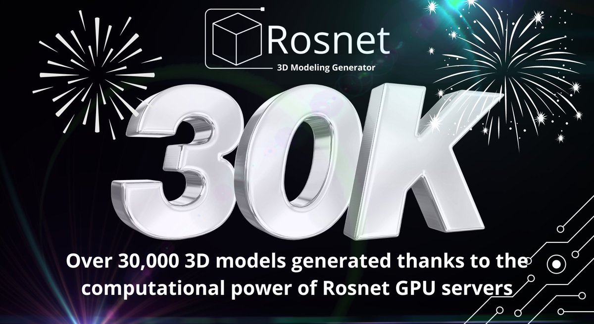 👀We are excited to announce a significant milestone for our project: Thanks to the computational power of our GPU servers,we have successfully generated over 30,000 3D models🎉 Our tool leverages the advanced capabilities of #GPU servers, which we continuously expand to