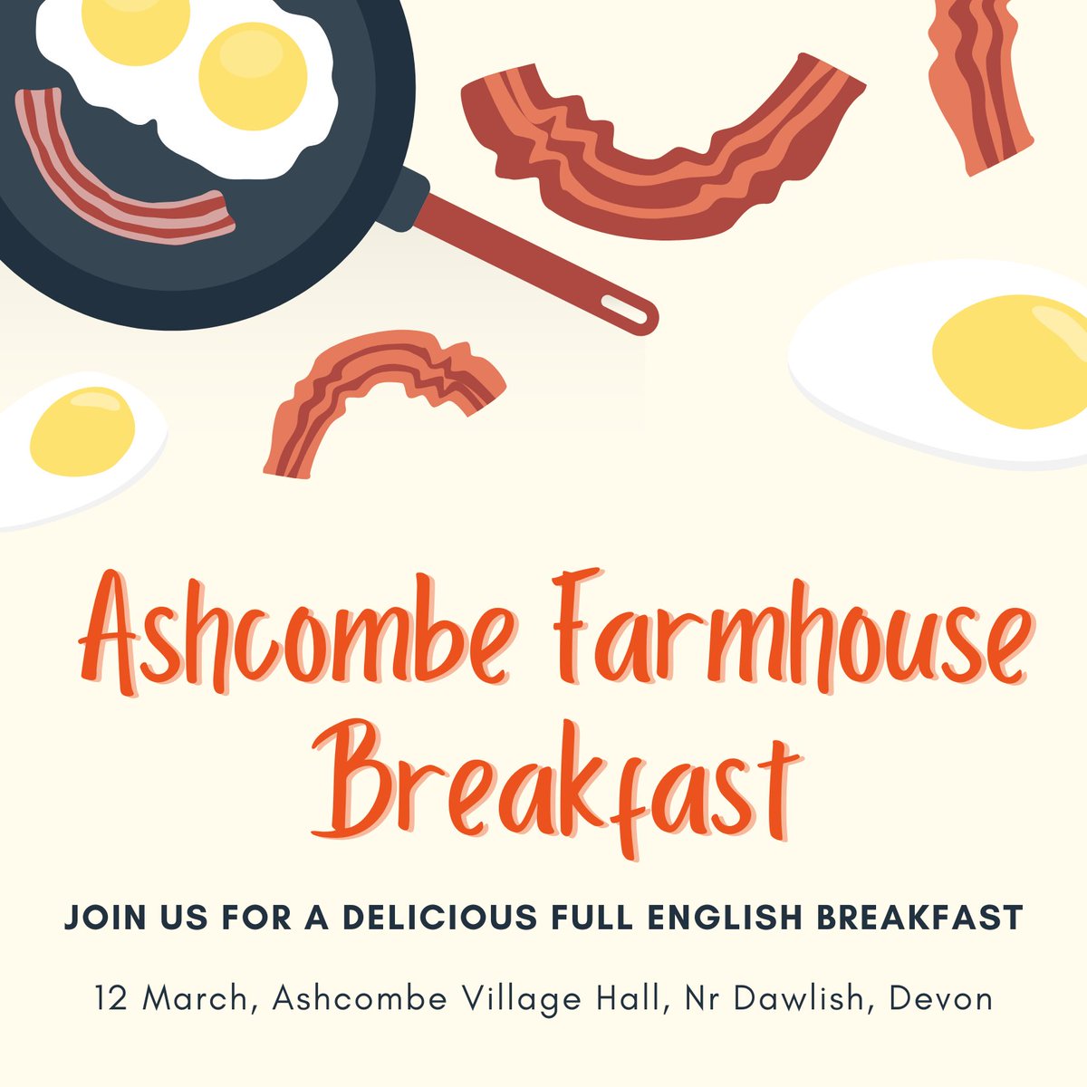 🍳Book your place for our farmhouse breakfast at Ashcombe Village Hall, Devon on 12 March addingtonfund.org.uk/events/ashcomb… Delicious food, great company & you’ll be supporting our work in rural communities 📢 Thank you Ashcombe Village Club for raising £10,000 for Addington over the years