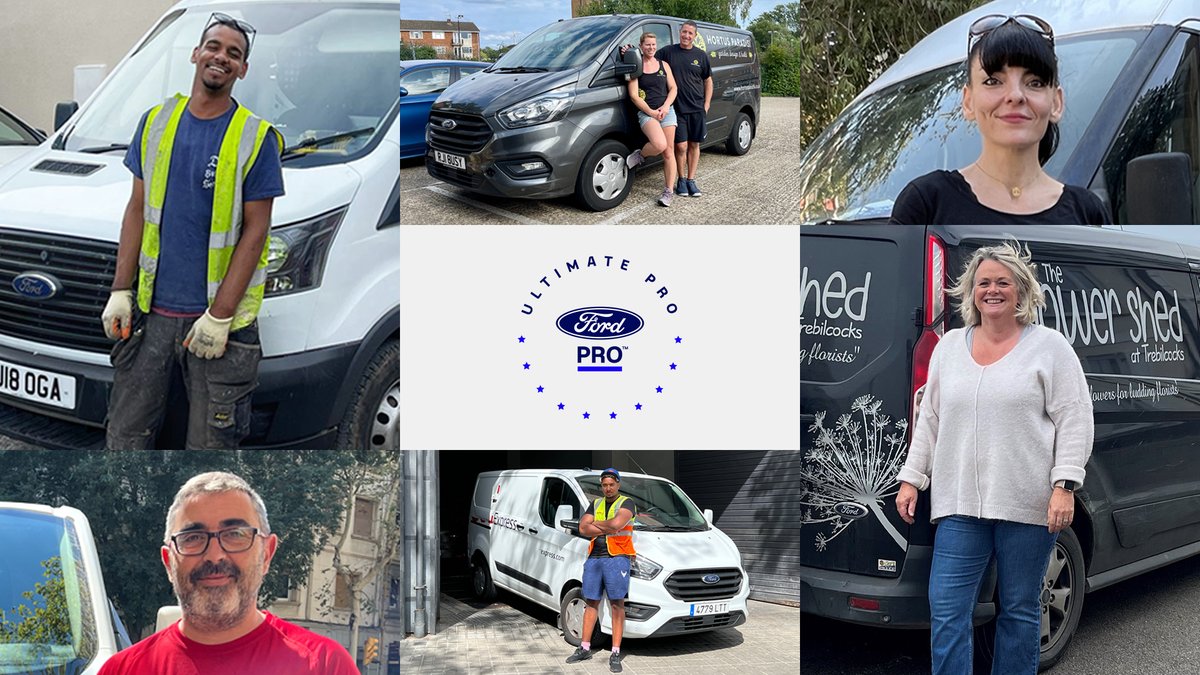 FordNewsEurope's tweet photo. What do builders, dog groomers and bakers all have in common? They’re all joining the #FordProBusinessCommunity on @facebook!    

You should too! 👇 [1/2]   

#UltimatePro #SmallBusinessOwner https://t.co/HEnfPZGGVr