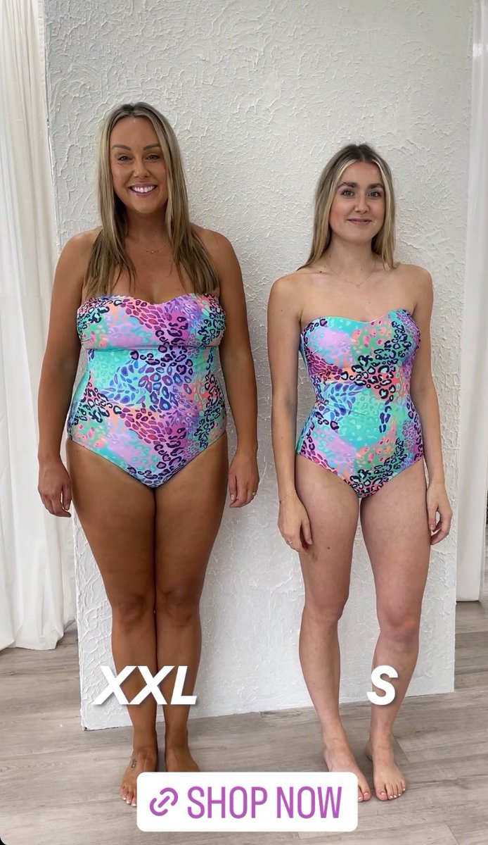 When an ad tries to fool me into thinking that the woman on the left is an XXL. If she’s an XXL then what am I, a family-of-four-tent-L? Come on you makers of clothes, do better! #WorldObesityDay #clothingsizessuck