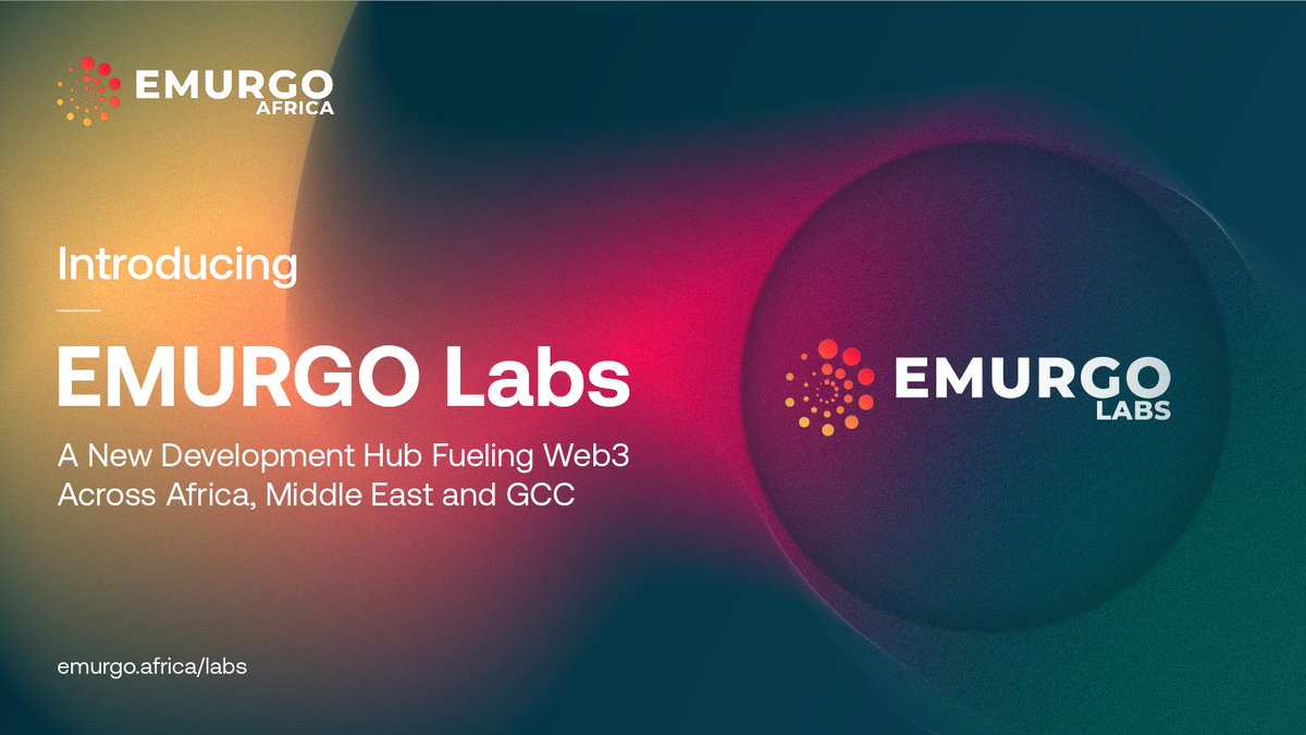 Excited to launch EMURGO Labs 🚀! A hub for #Web3 innovation, leveraging Cardano to transform digital spaces. Let's build the future together! Learn more & get in touch: emurgo.africa/blog/posts/emu…