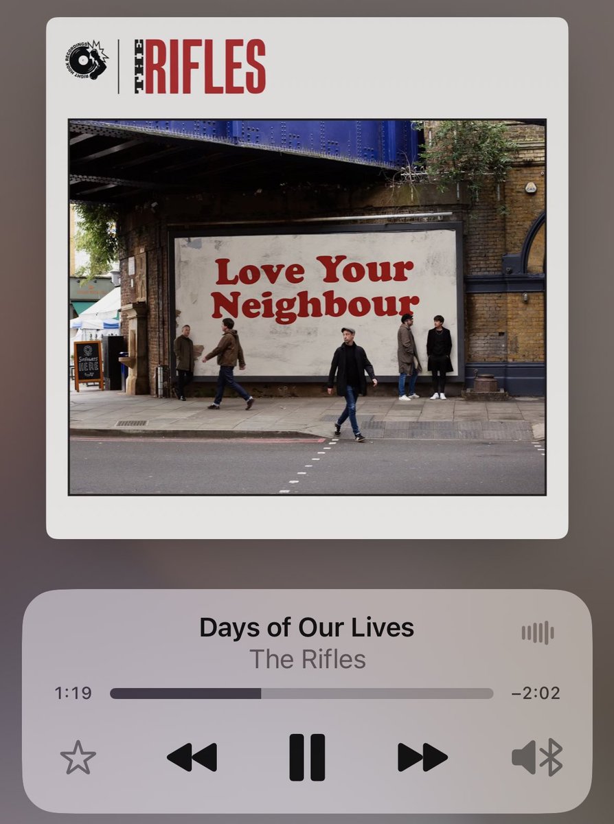 Welcome back to my ears @theriflesband 🥂🍾